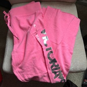 NWT Victoria’s Secret Supermodel Essentials Sweatpants as M, pink
